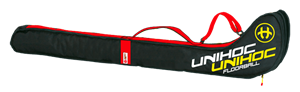 Junior floorball stavtaske - Unihoc Grimson Line - Til stave på 80-87 cm.